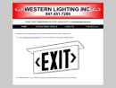 Website Snapshot of Western Lighting, Inc.