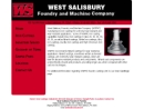 Website Snapshot of West Salisbury Foundry & Machine Co., Inc.