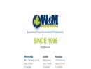 Website Snapshot of W&M ENVIRONMENTAL GROUP INC