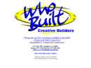 Website Snapshot of WHO BUILT CREATIVE BUILDERS