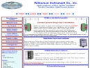 Website Snapshot of Wilkerson Instrument Co., Inc.