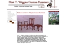 Website Snapshot of Wiggins Custom Furniture, Hart T.
