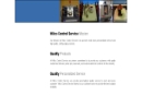 Website Snapshot of Wilco Control Service