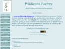 Website Snapshot of Wildwood Pottery