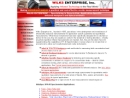 Website Snapshot of Wilks Enterprise, Inc.