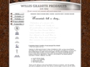 Website Snapshot of Willis Granite Products