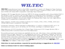 Website Snapshot of Wiltec, Inc.