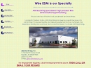 Website Snapshot of Wire Edm