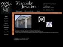 Website Snapshot of Wisnosky Jewelers