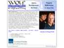 Website Snapshot of WOLF ENGINEERING, LLC