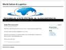 Website Snapshot of WORLD CULTURE & LOGISTICS INC.