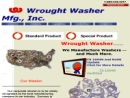 Website Snapshot of Wrought Washer Mfg. Co.