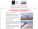 Website Snapshot of White Rock Quarries