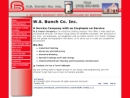 Website Snapshot of W.S. BUNCH COMPANY