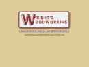 Website Snapshot of Wright's Woodworking