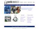Website Snapshot of Yarde Metals Inc