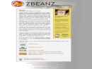 Website Snapshot of Zbeanz