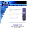 Website Snapshot of Zenex Central Vacuum System