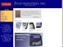 Website Snapshot of Zygo Industries, Inc.